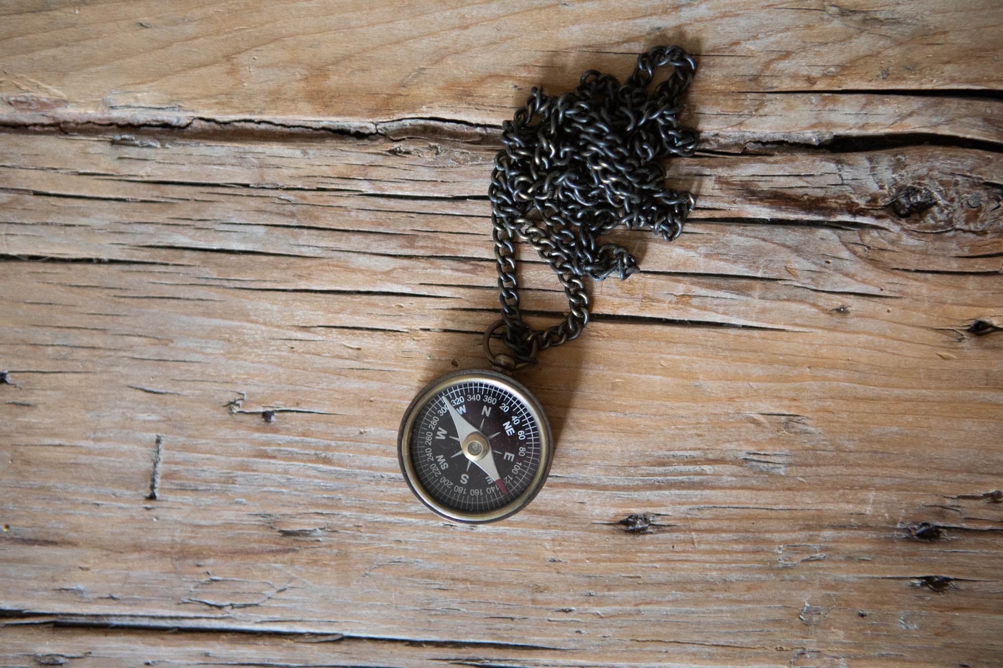 ***Let Your Heart Be Your Compass with Leather Pouch