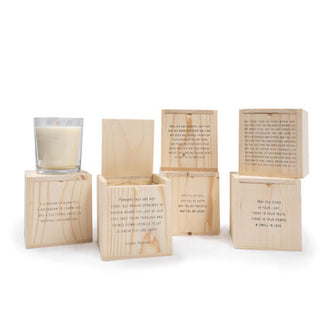Eskimo Proverb - Blessing Candle with Engraved Wood Box 7.75oz