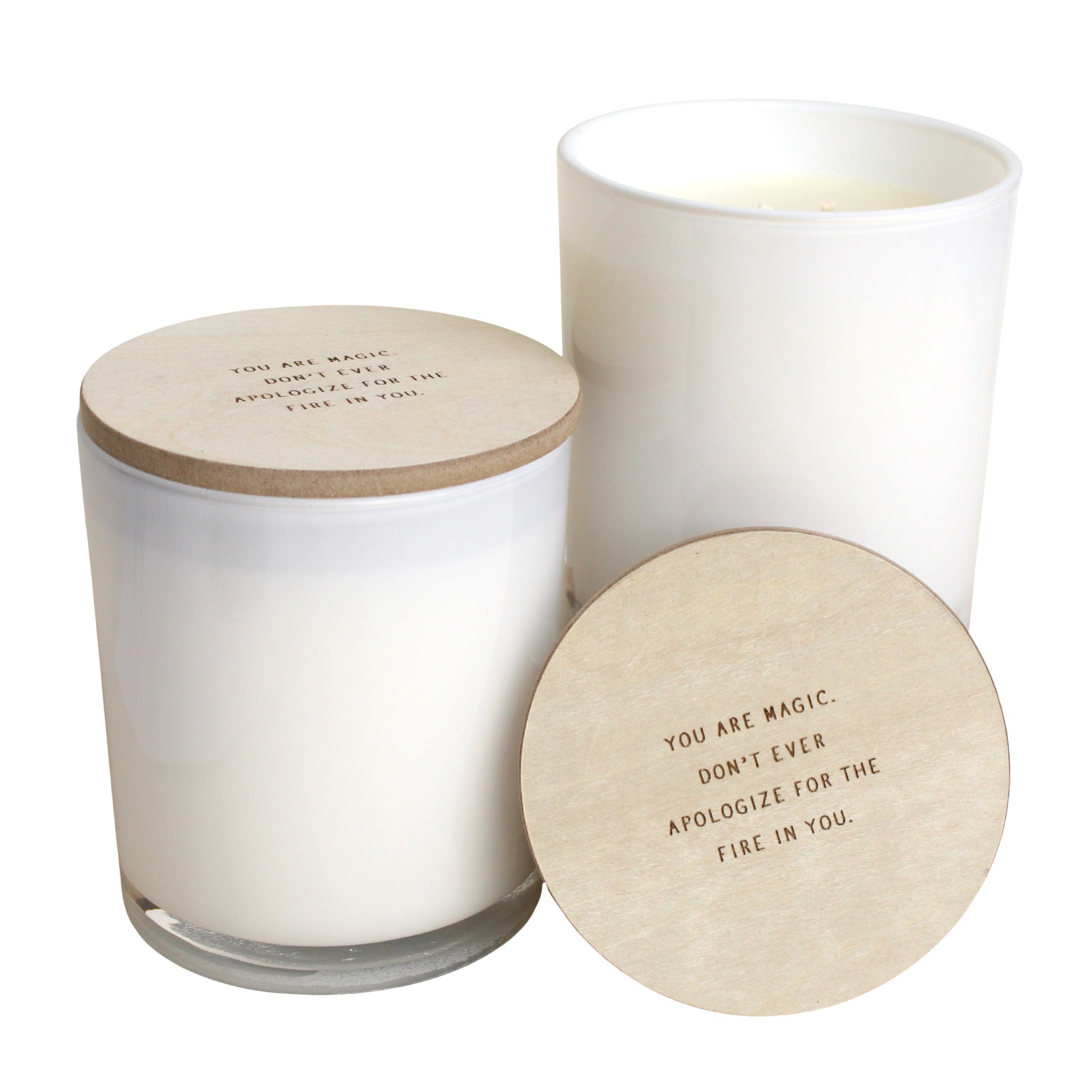 The Lightkeeper Candle Collection- "You Are Magic. Don't Ever Apologize For The Fire In You"