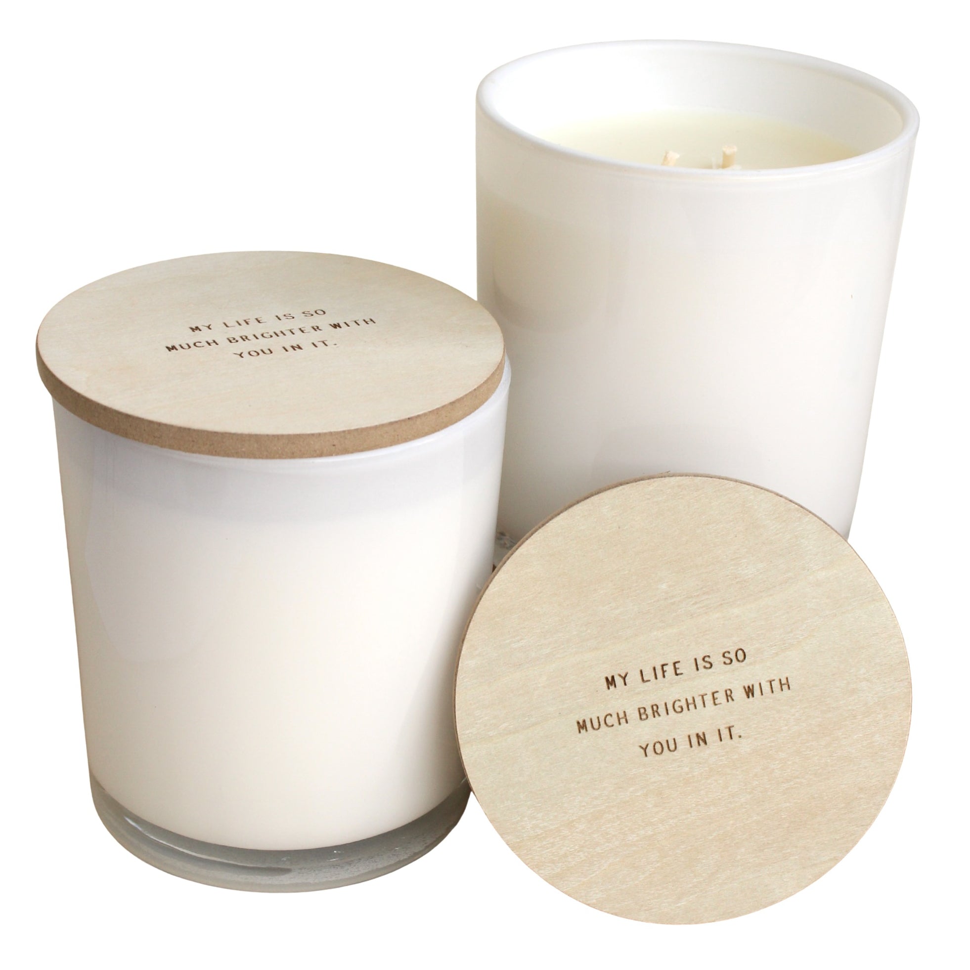 The Lightkeeper Candle Collection- "My Life Is So Much Brighter With You In It."