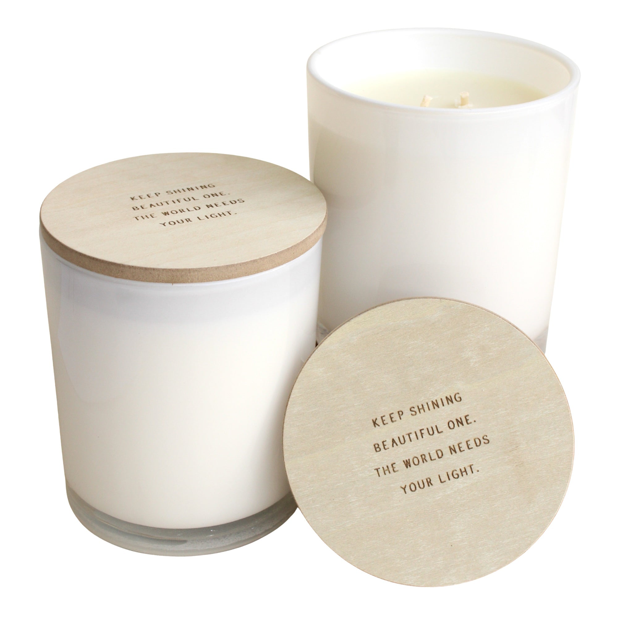 The Lightkeeper Candle Collection- "Keep Shining Beautiful One. The World Needs Your Light."