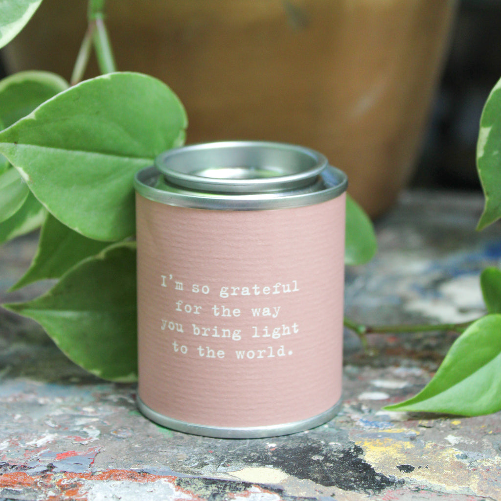 Im So Grateful Love Candle Collection