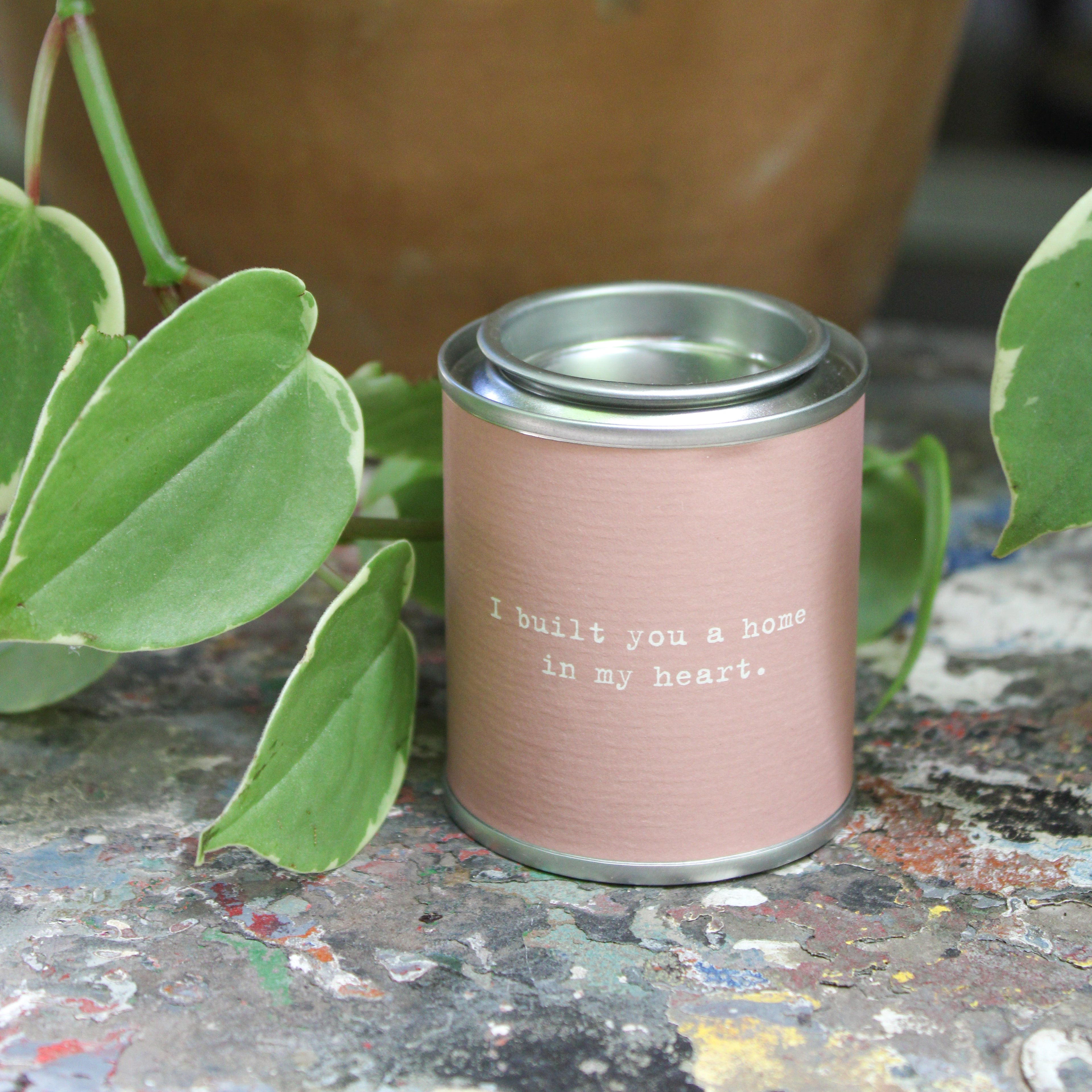 I Built You Love Candle Collection
