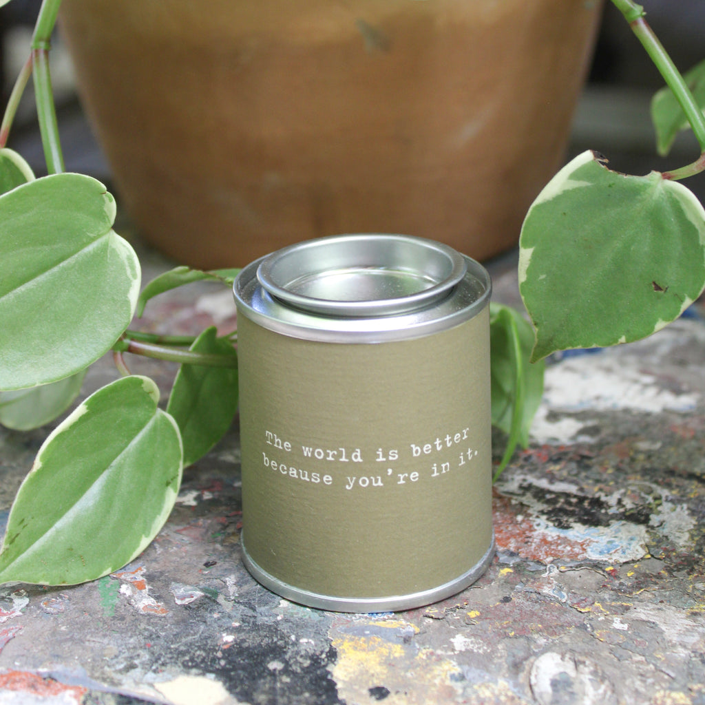 The World Is Better Love Candle Collection
