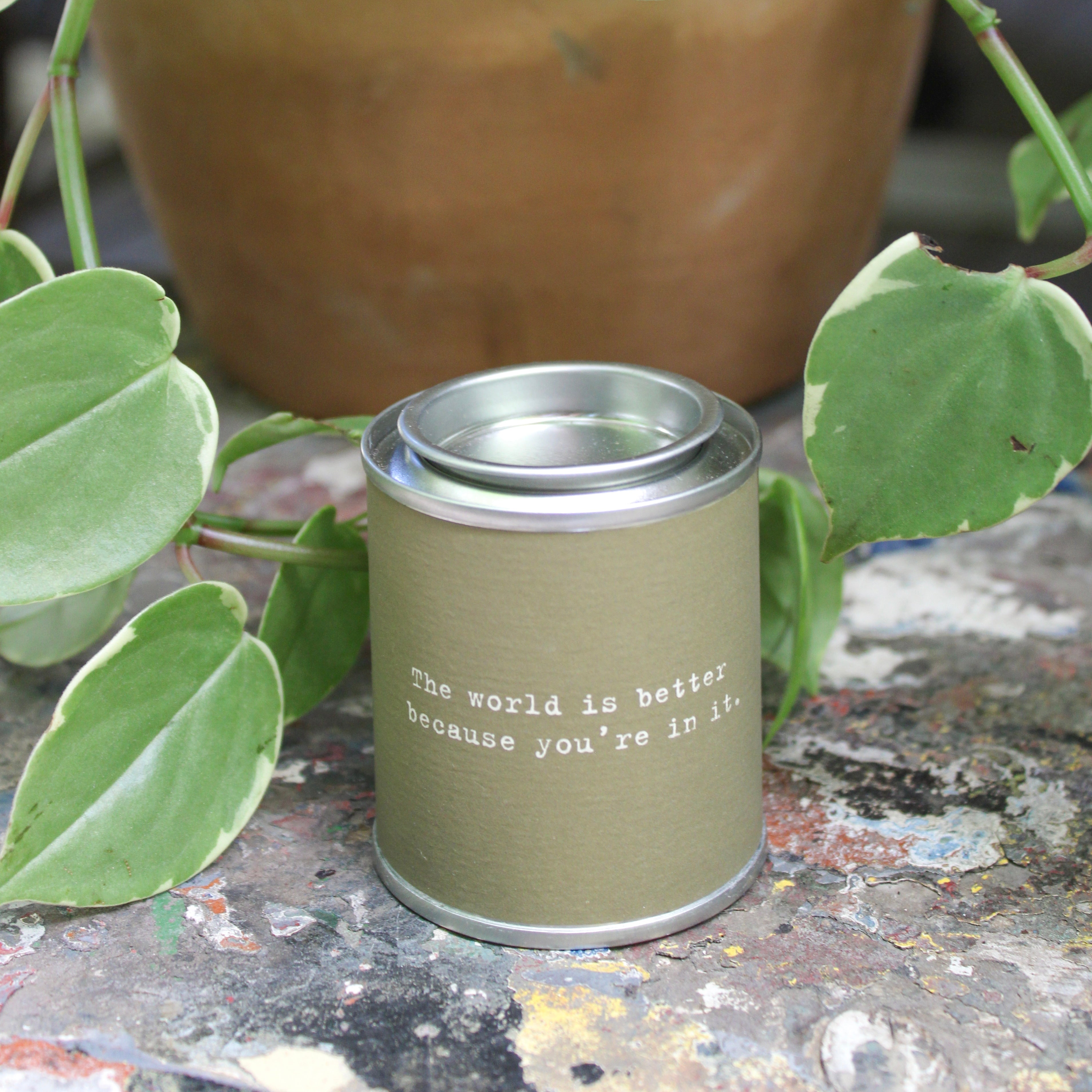 The World Is Better Love Candle Collection
