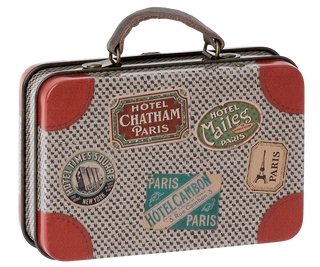 Suitcase, Metal - Grey Travel