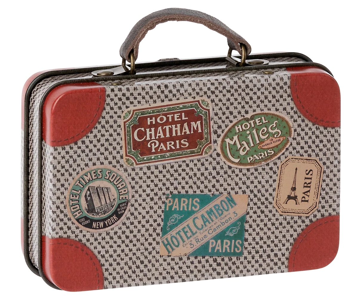 Suitcase, Metal - Grey Travel