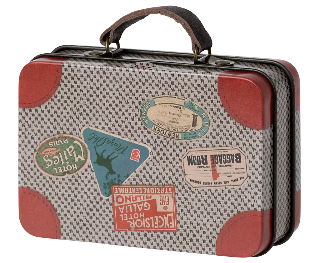 Suitcase, Metal - Grey Travel