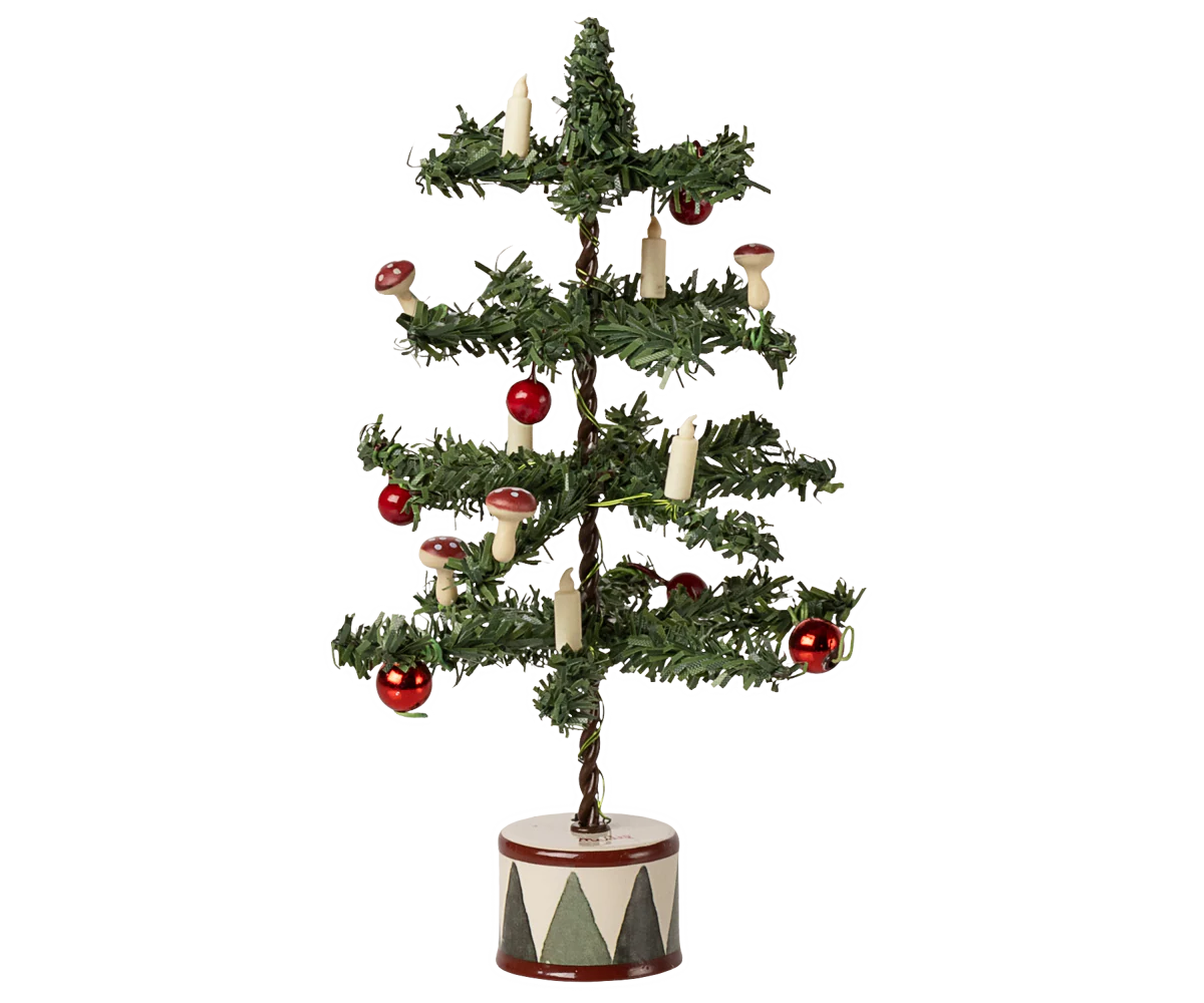 Christmas Tree, Mouse, w/ Lights