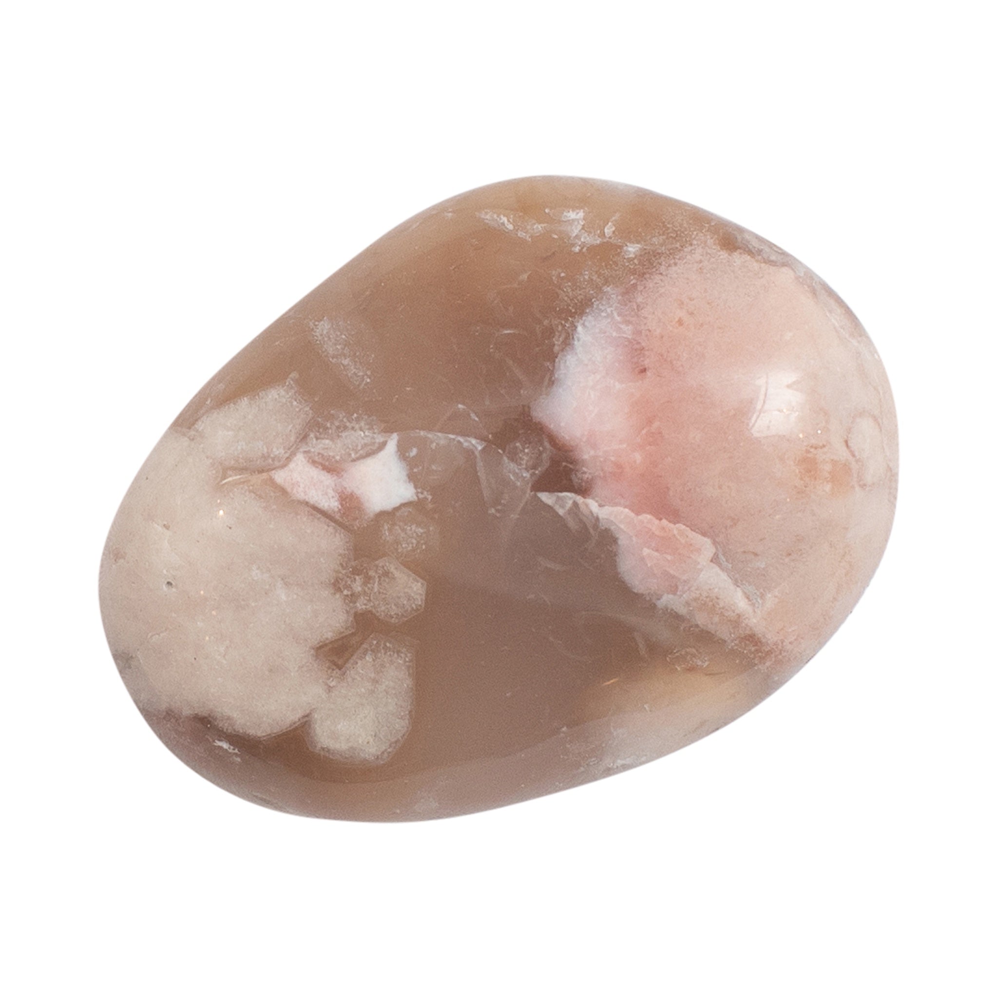 Blossom Agate Tumbled Gemstone Single