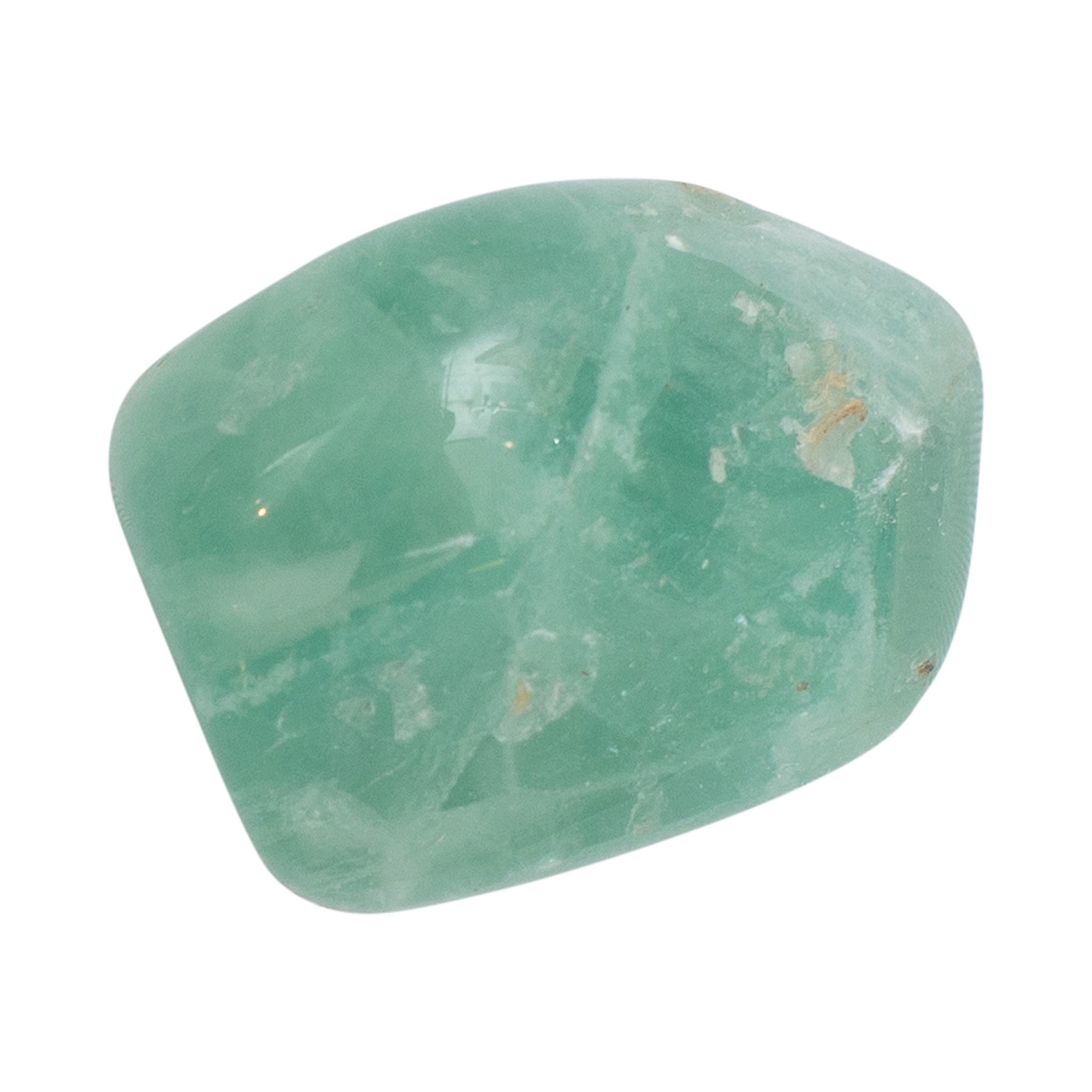 Green Fluorite Tumbled Gemstone Single