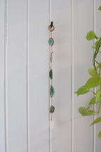 Green Agate Slice Suncatcher 24"