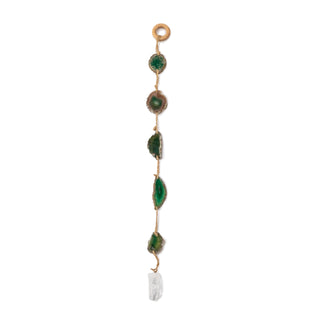 ^Green Agate Slice Suncatcher 24"