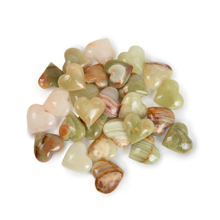 Natural Onyx Hearts