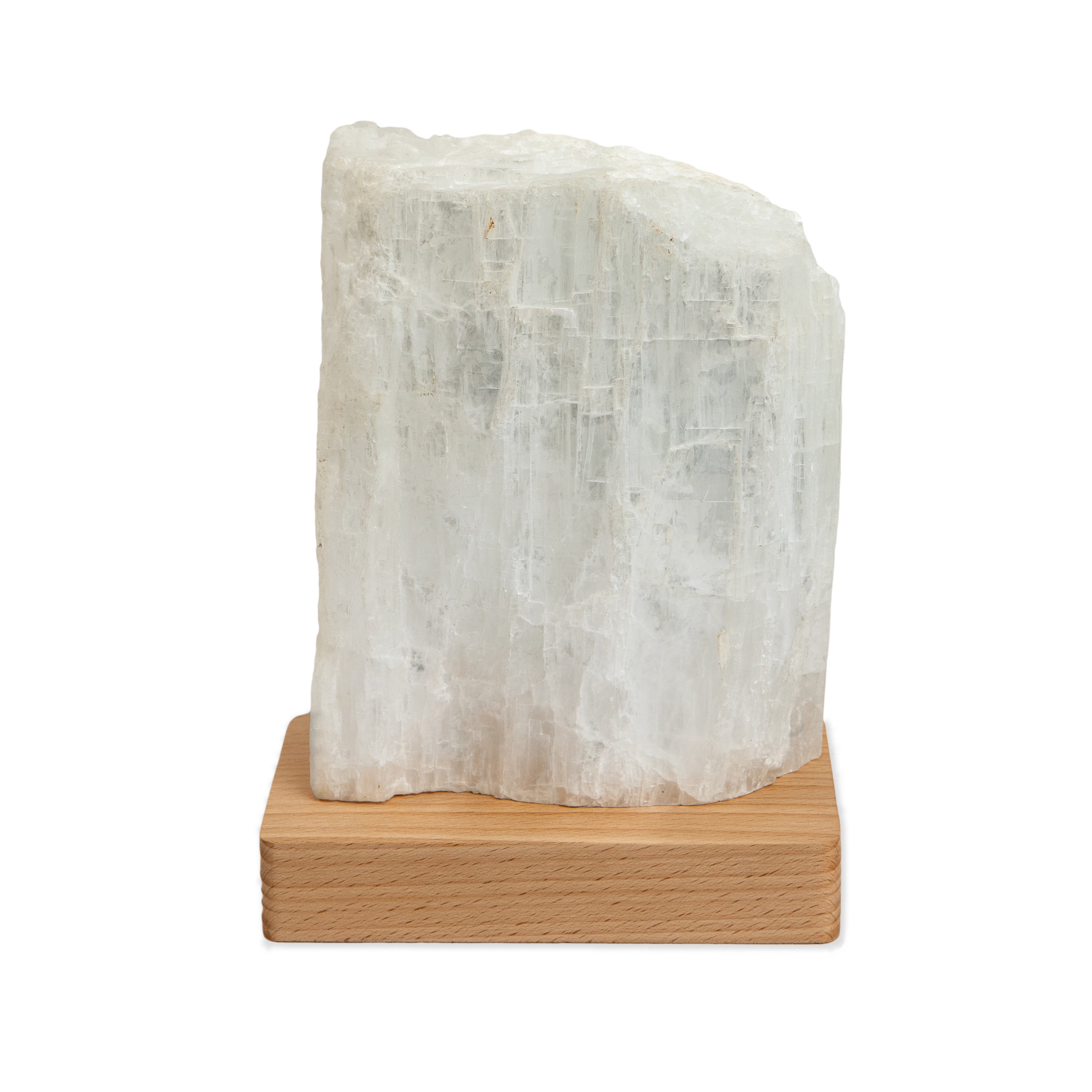 Large Selenite LED Lamp