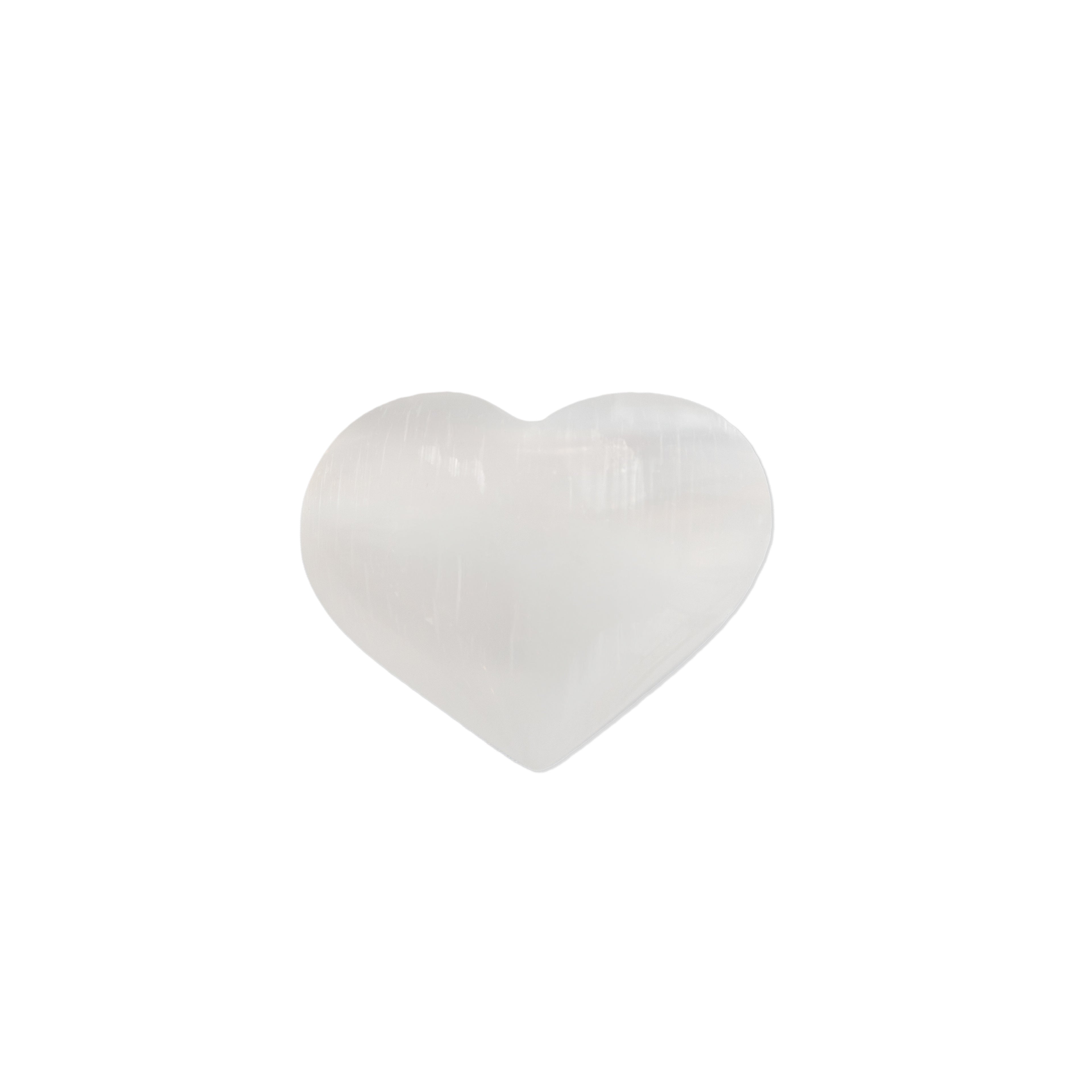 Small Selenite Heart -Single