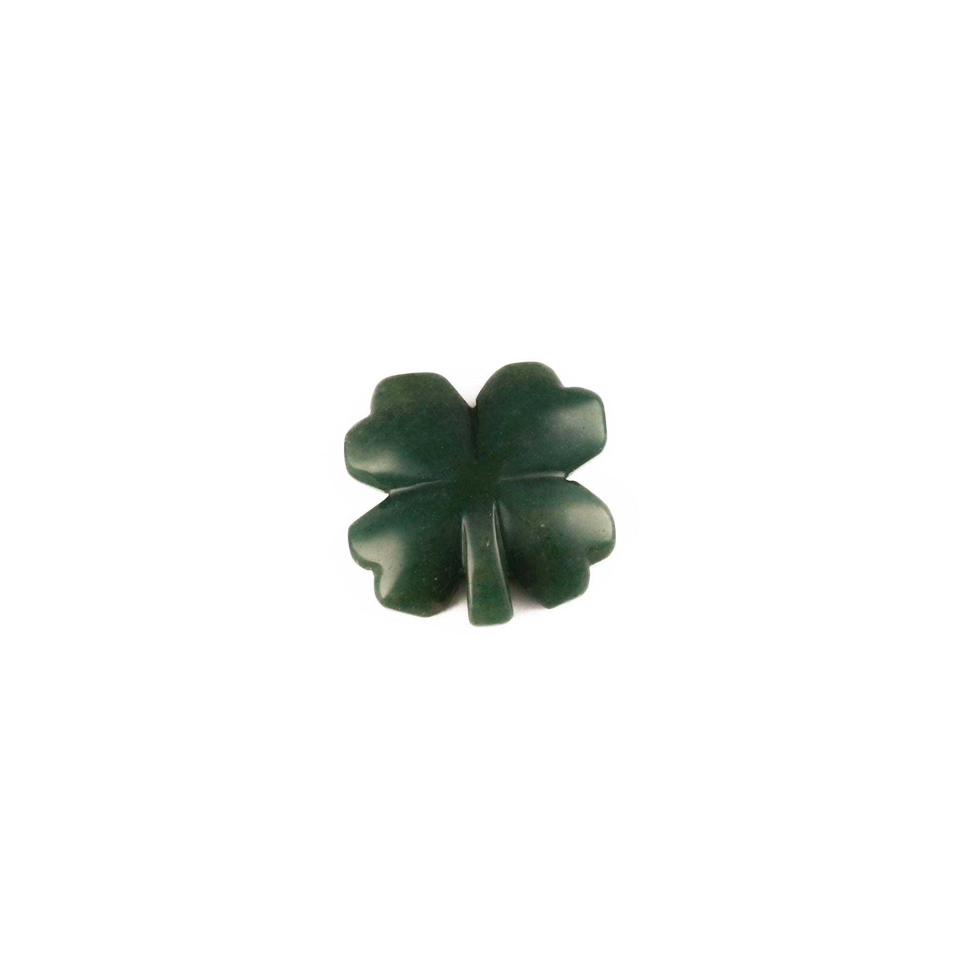 Green Aventurine Four Leaf Clover - 2.5"