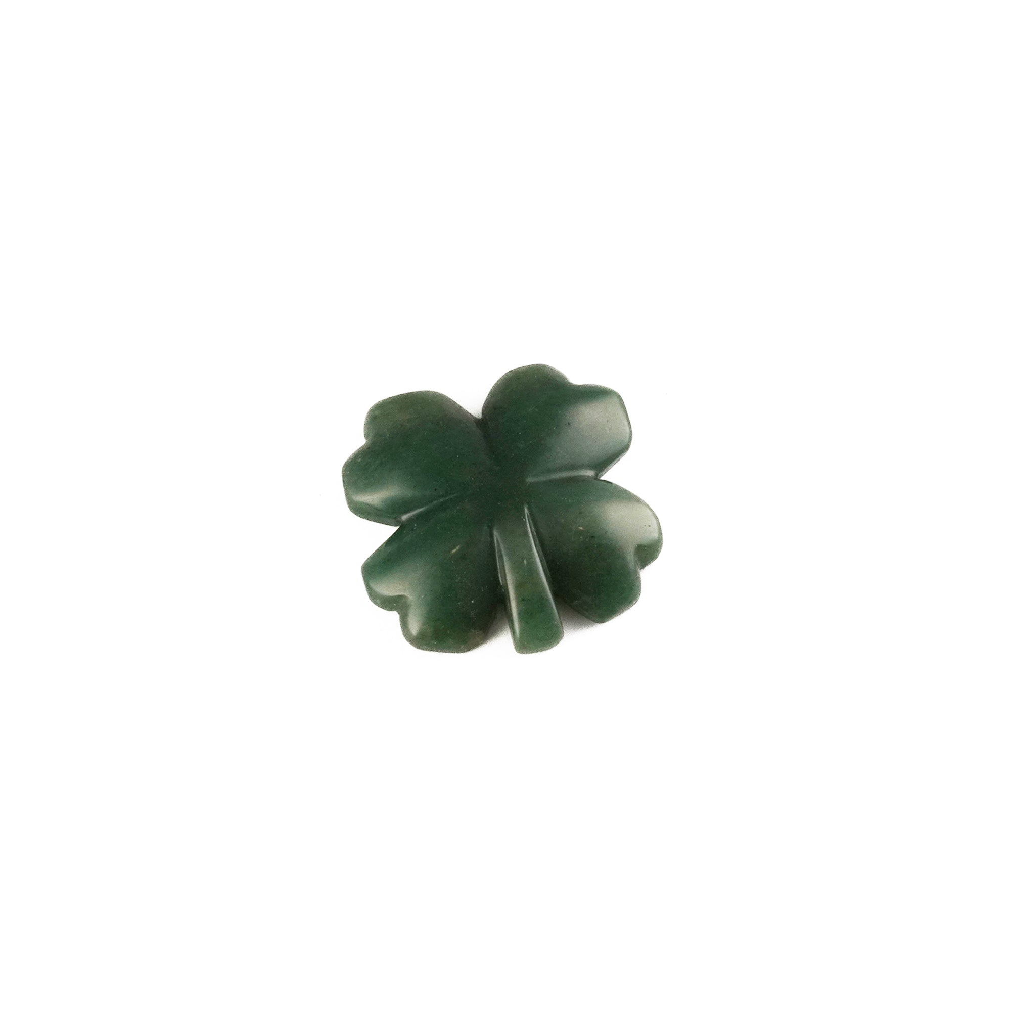Green Aventurine Four Leaf Clover - 2.5"