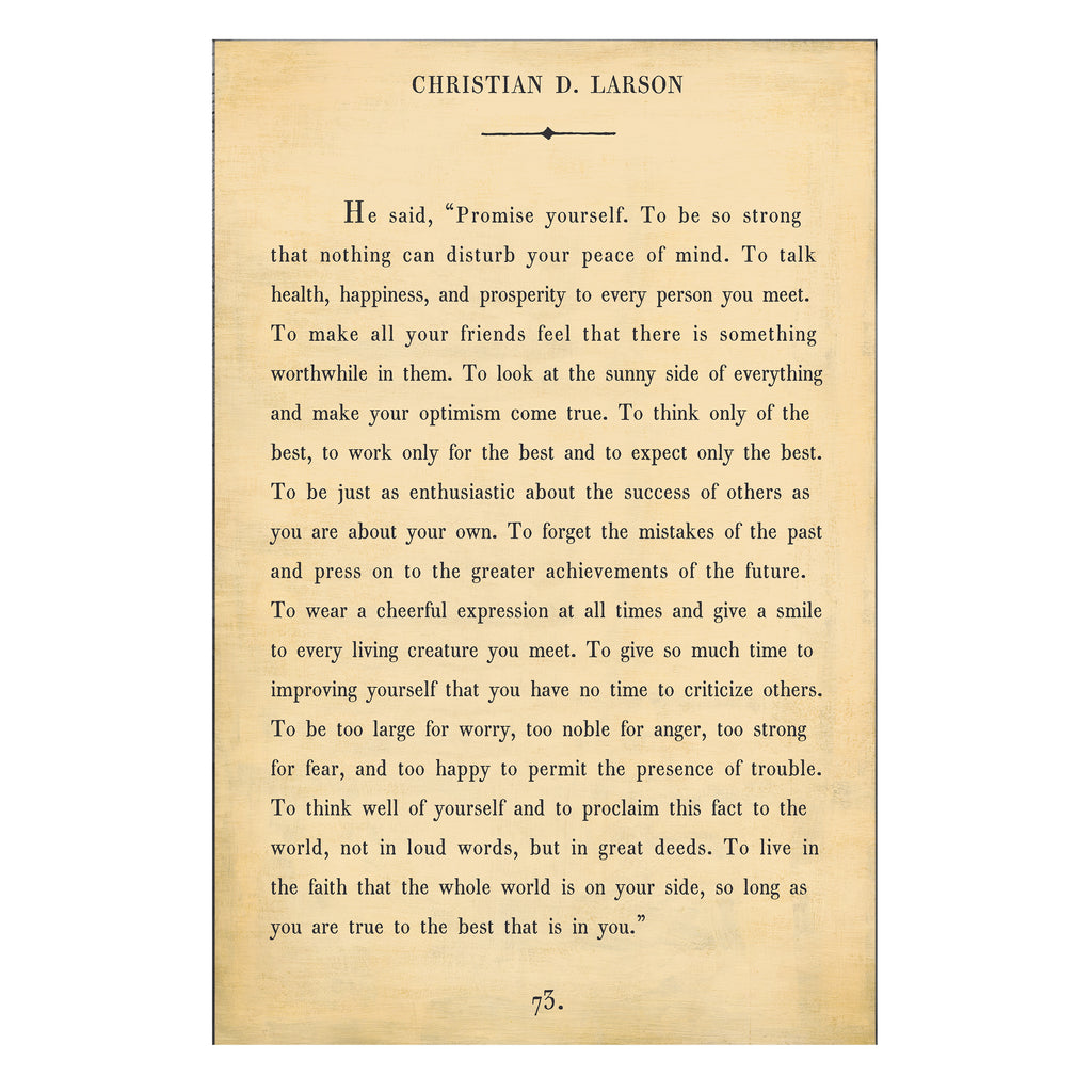 Christian D. Larson - Book Collection