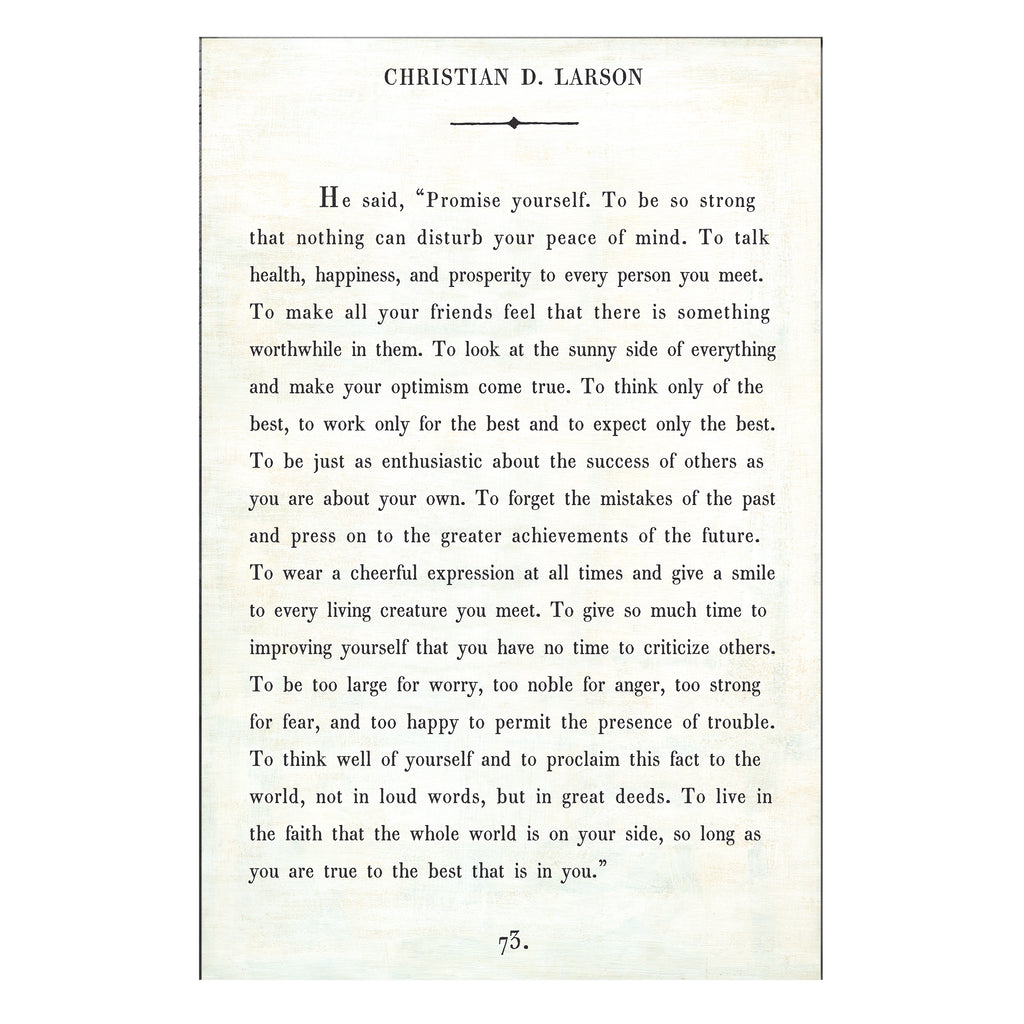 Christian D. Larson - Book Collection