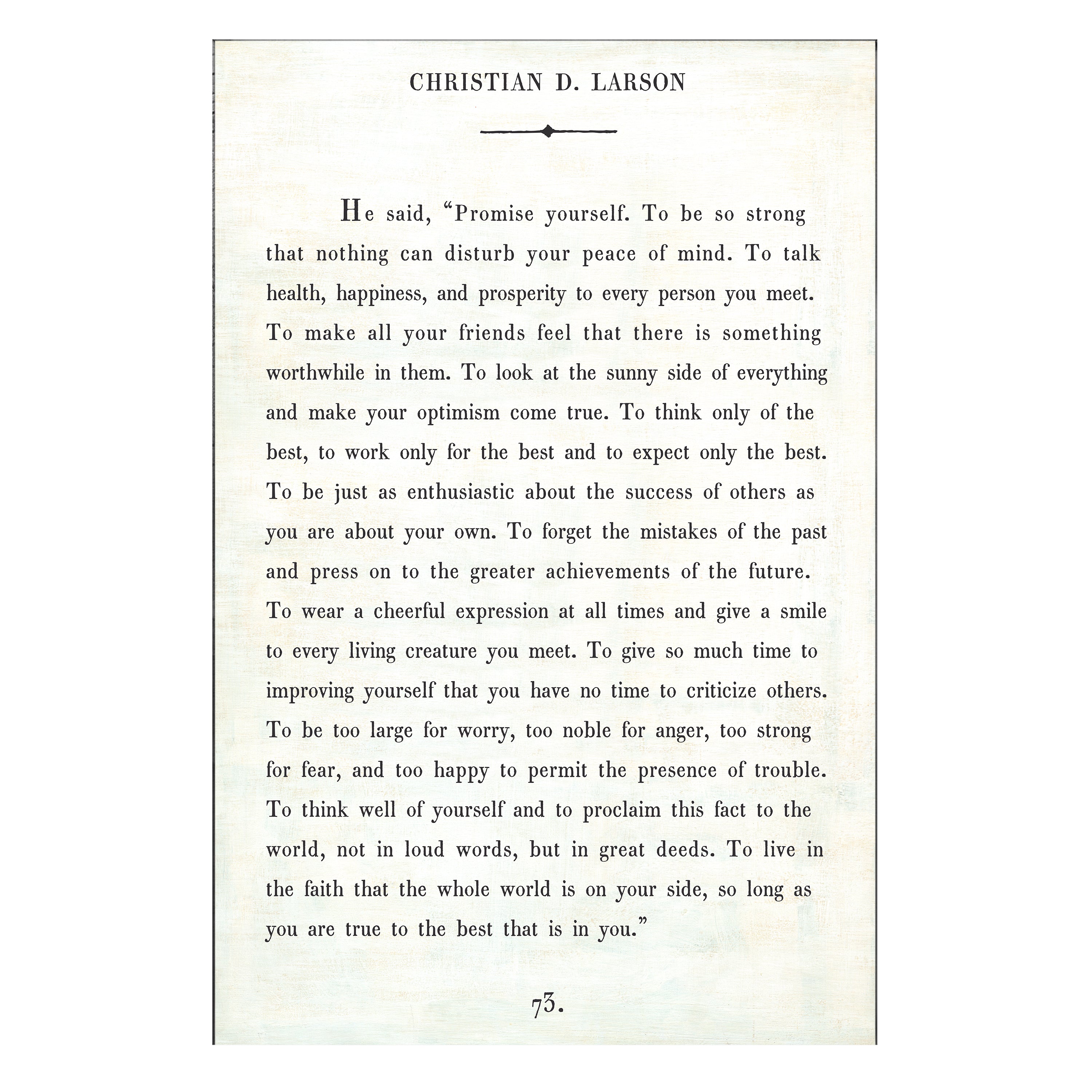 Christian D. Larson - Book Collection