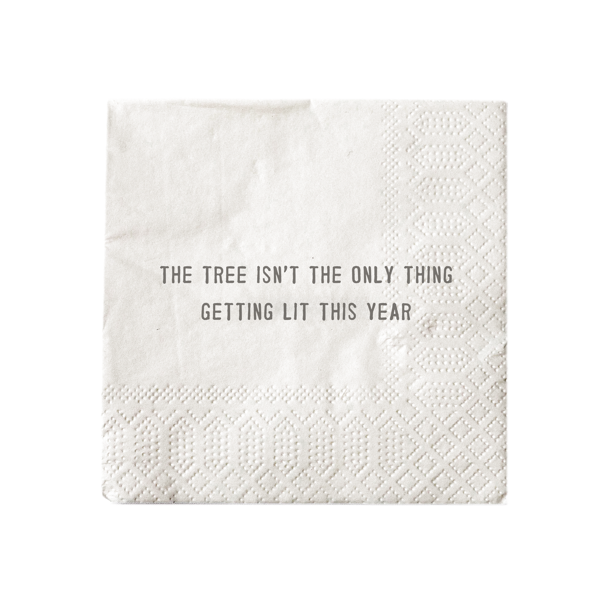 The Tree Isn't the Only Thing Holiday Cocktail Napkins