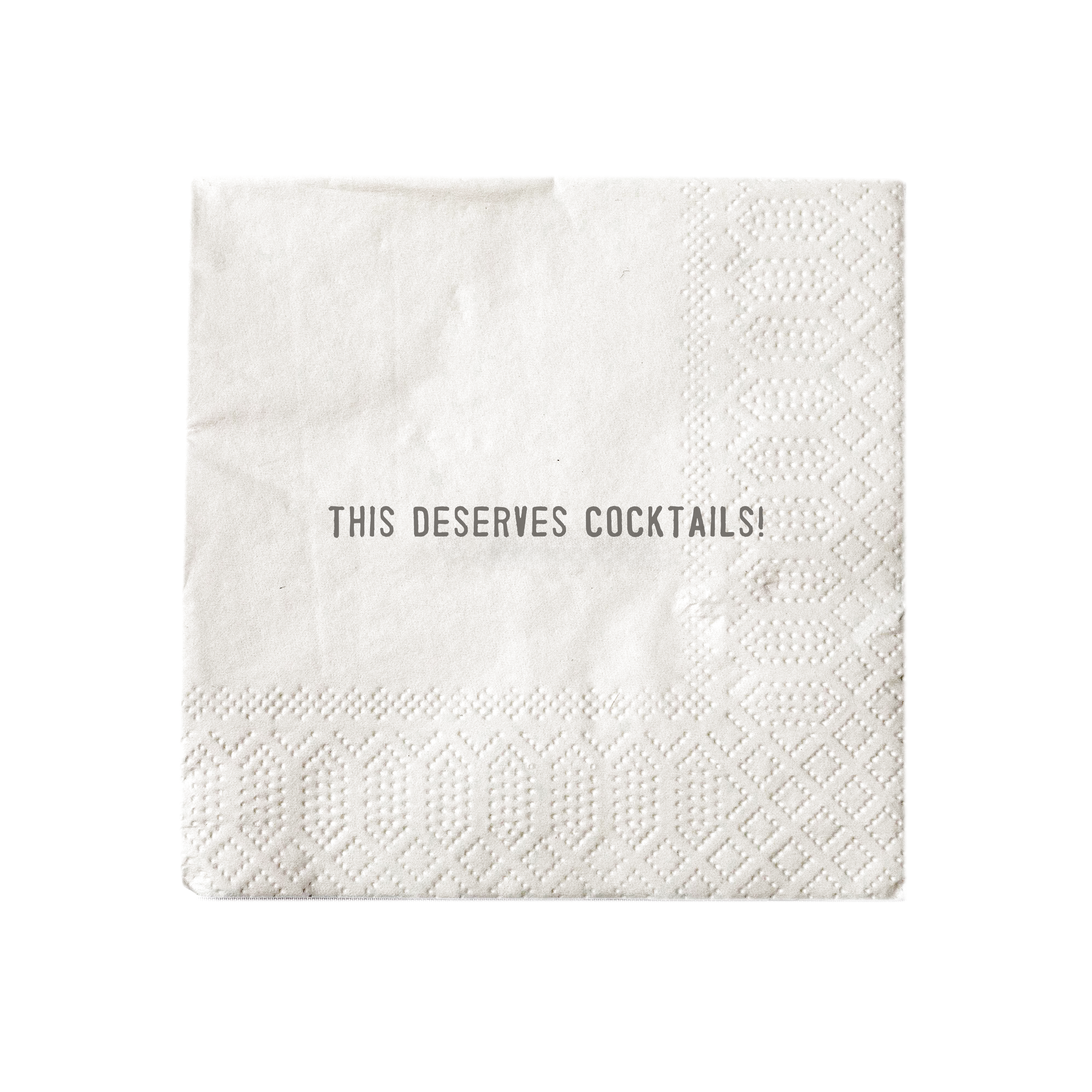 Let's Drink Lunch Cocktail Napkin Set (20pcs) 5" x 5"