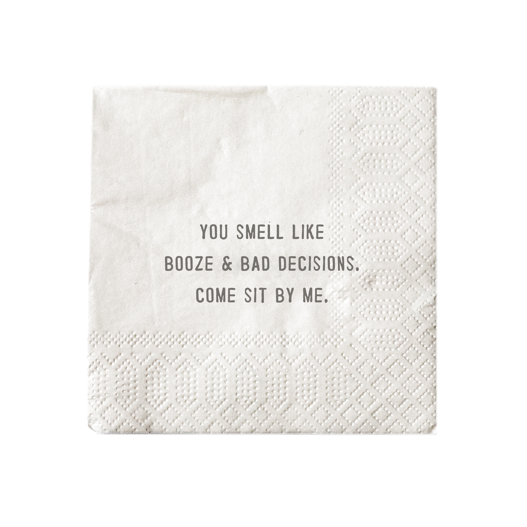 Let's Drink Lunch Cocktail Napkin Set (20pcs) 5" x 5"