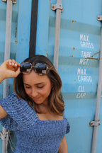 Cosmo Acetate Womens Square Sunglasses