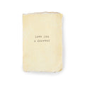 ***Small Love You X Forever Deckled Edge Notebook - 2x3