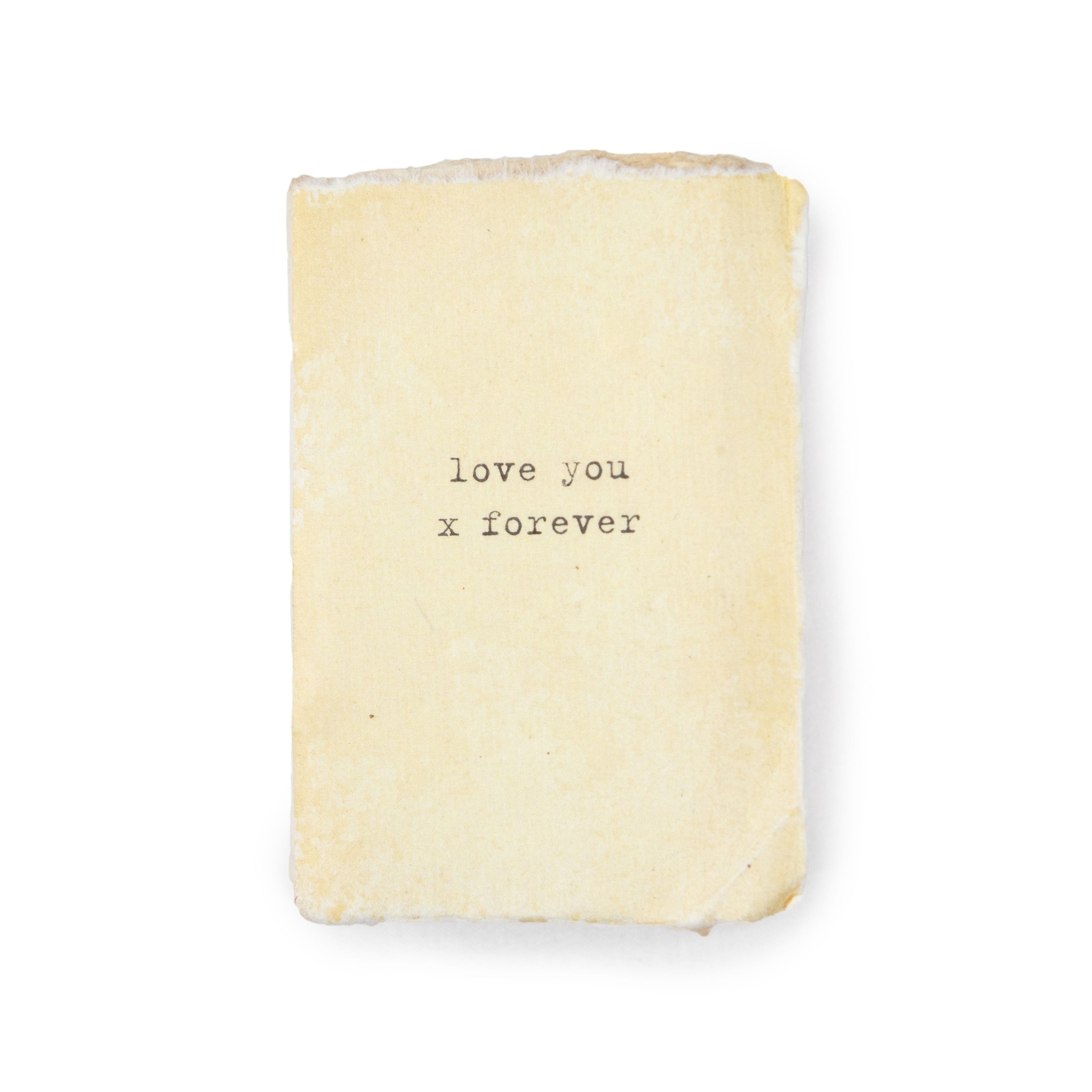 Deckled Edge Notebook - Small