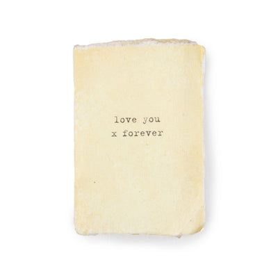 Small Deckled Edge Notebooks