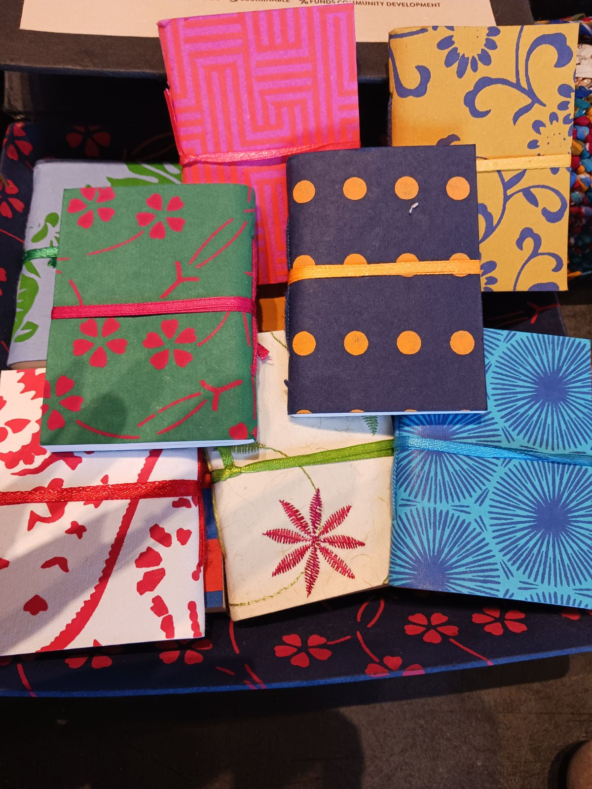 Mini Notebook w Recycled Paper