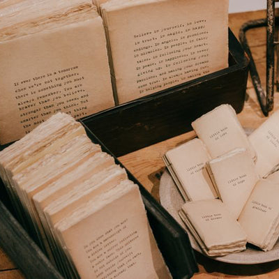 Small Deckled Edge Notebooks