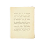 Large Deckled Edge Notebook - Cream