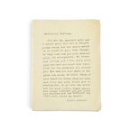 Large Deckled Edge Notebook - Cream