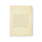***This Is The Beginning Large Deckled Edge Notebook - Cream