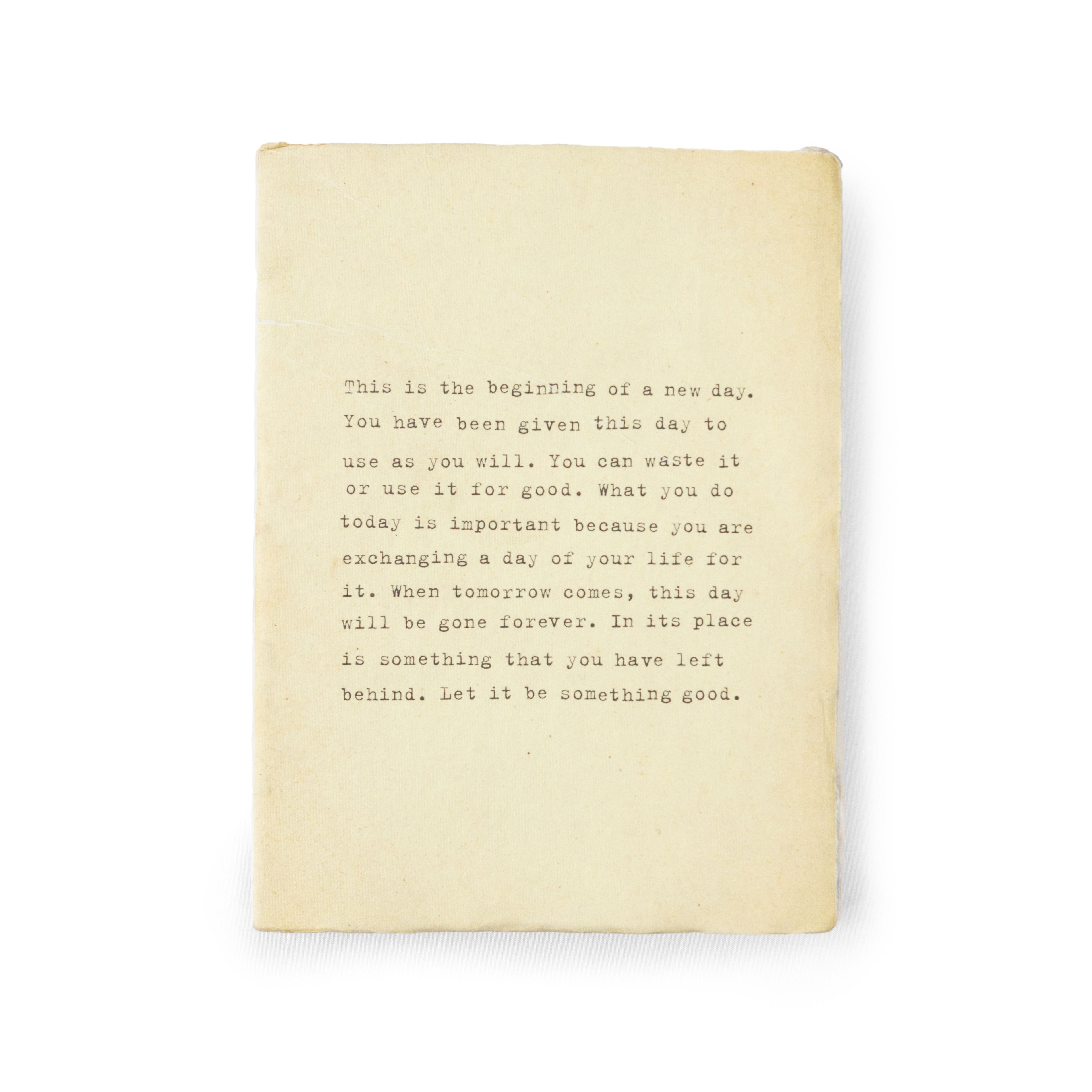 Deckled Edge Notebook - Large
