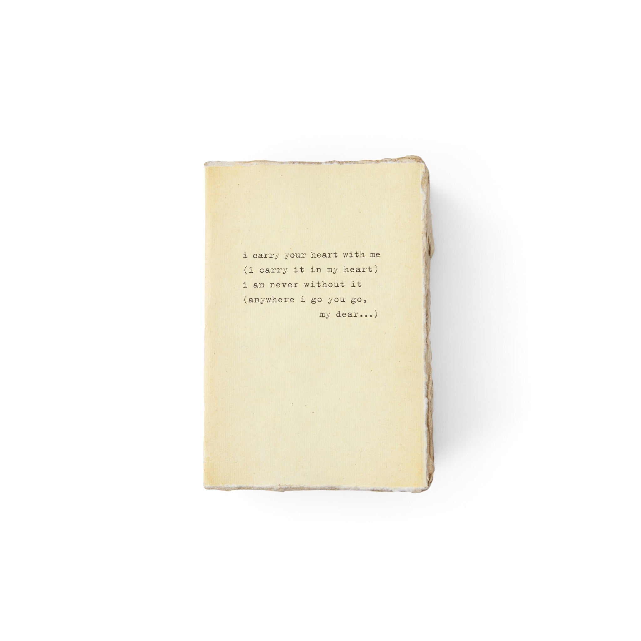 Medium Deckled Edge Notebooks