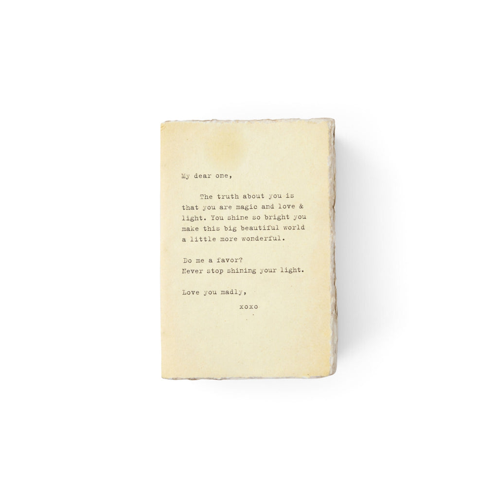 Medium Deckled Edge Notebooks