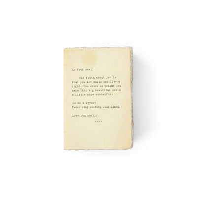 Medium Deckled Edge Notebooks
