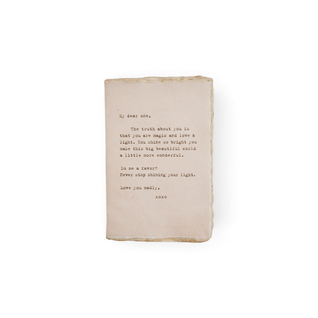 Medium Deckled Edge Notebooks