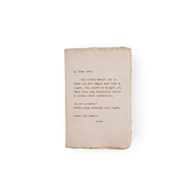 Medium Deckled Edge Notebooks