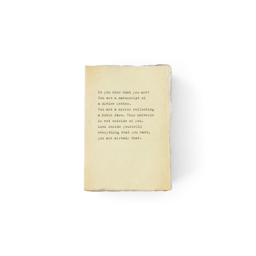 Medium Deckled Edge Notebooks