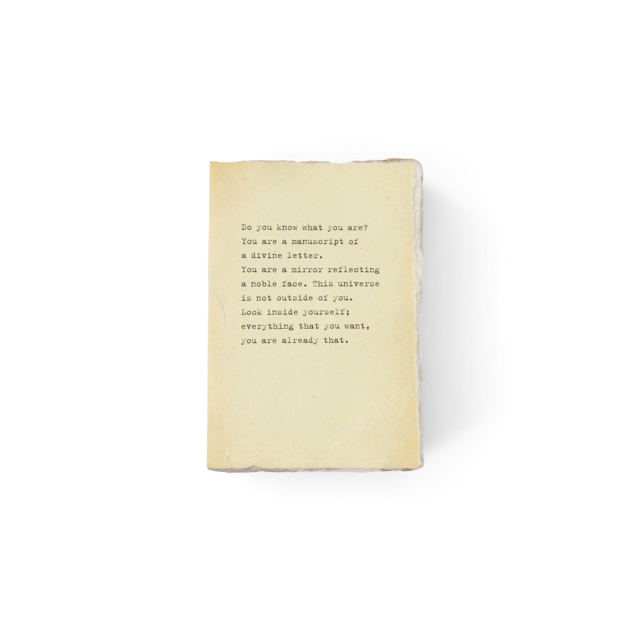 Medium Deckled Edge Notebooks