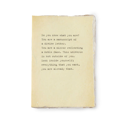 Medium Deckled Edge Notebook