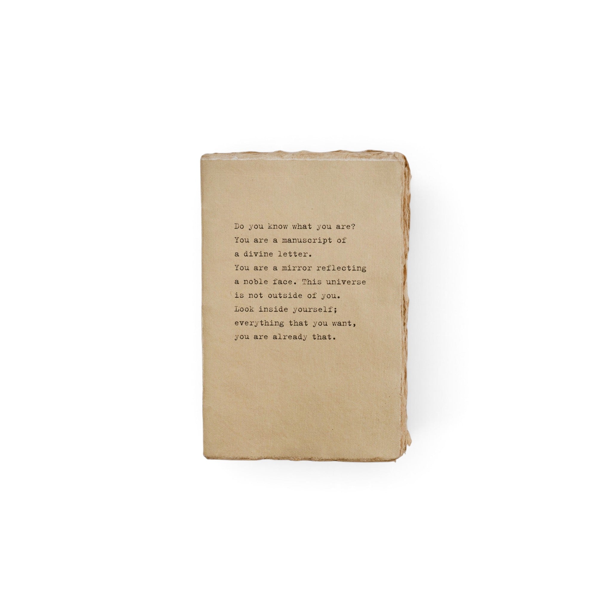 Medium Deckled Edge Notebooks