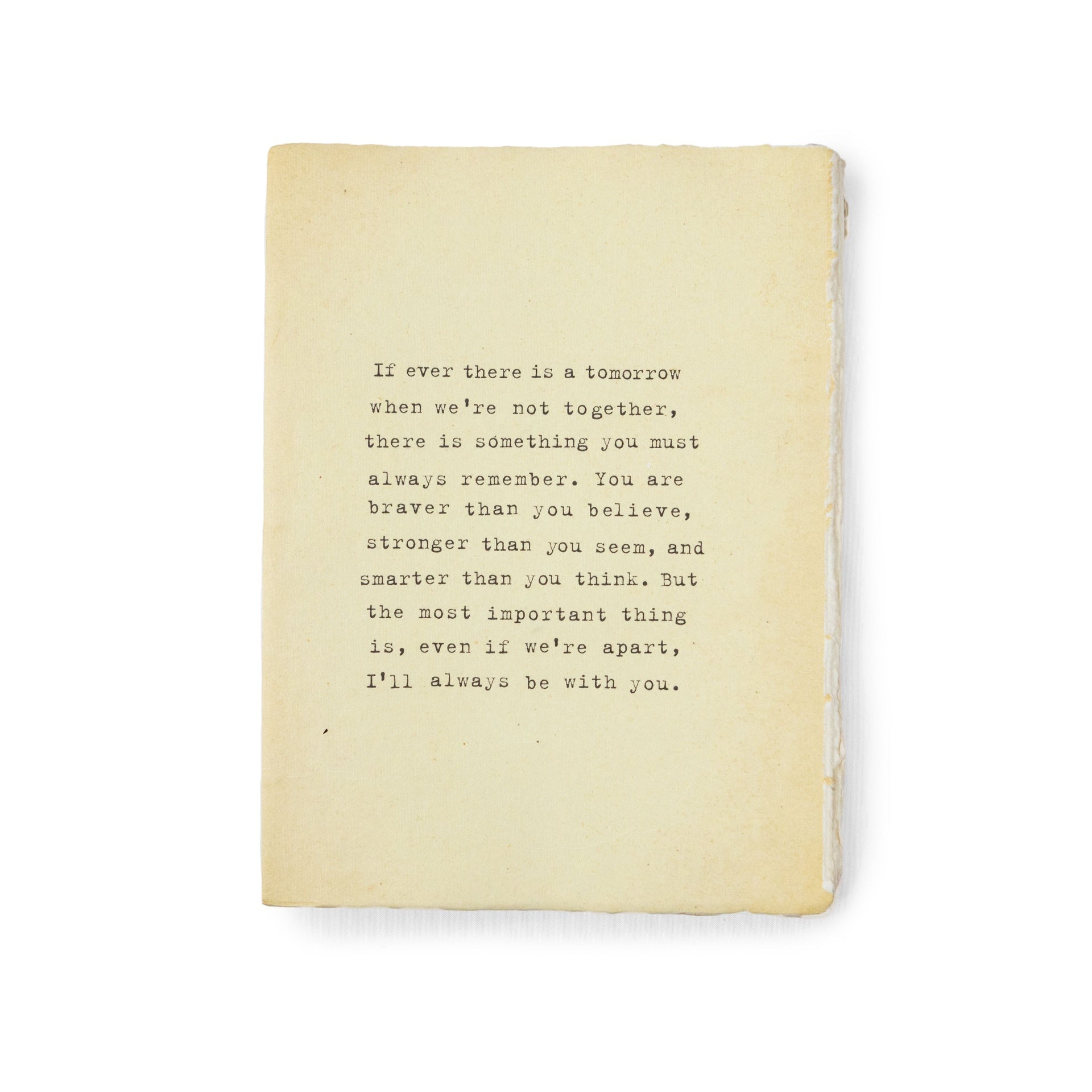 Deckled Edge Notebook - Large