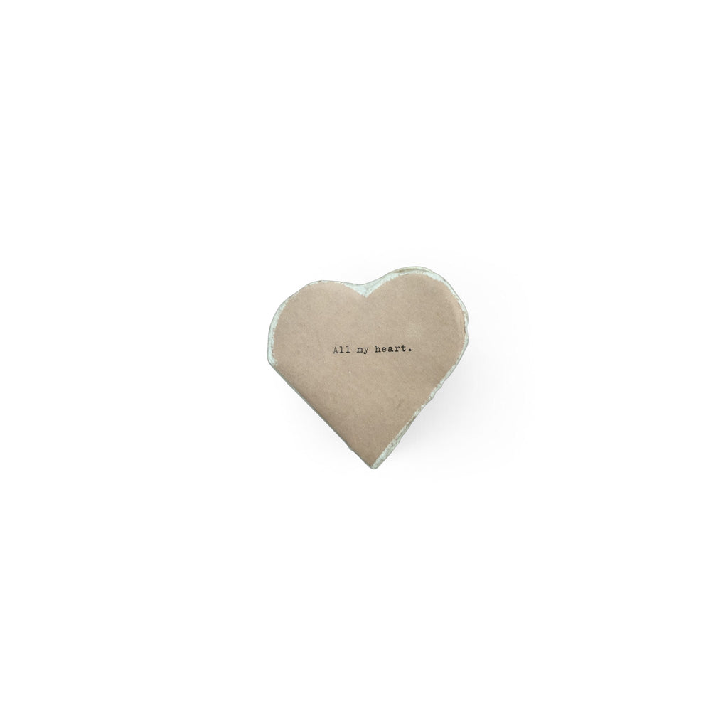Deckled Edge Little Heart Book