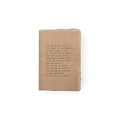 Does The Sun Ask Itself Medium Deckled Edge Notebook - Clay